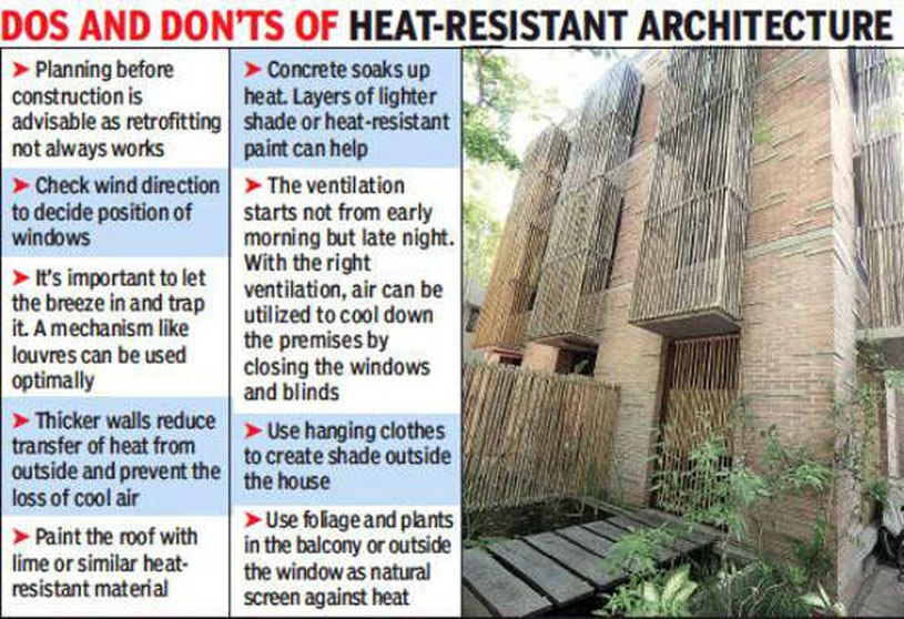 Beat the heat with architecture