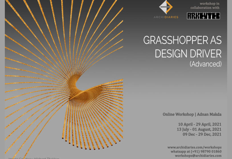 Open for Registration: Grasshopper as Design Driver | Spring 2021 workshop