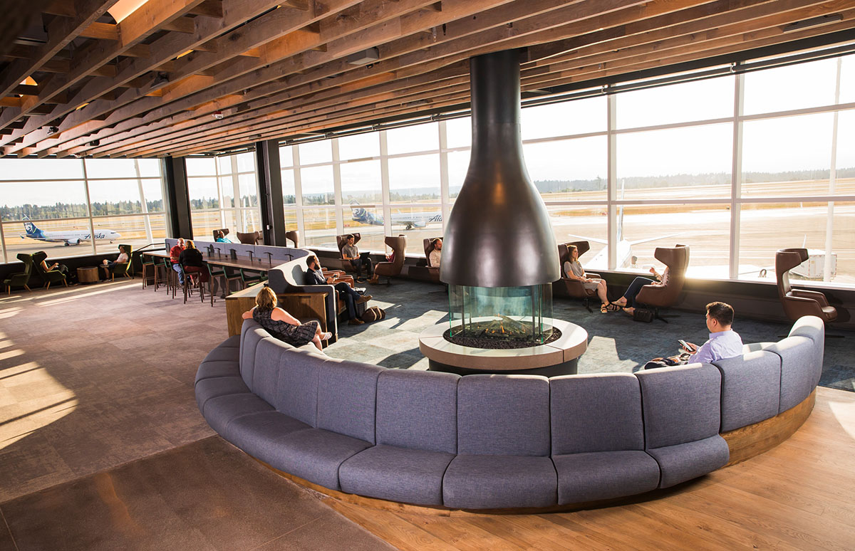 Alaska Airlines Flagship Lounge | Graham Baba Architects