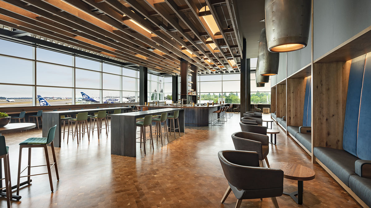 Alaska Airlines Flagship Lounge | Graham Baba Architects