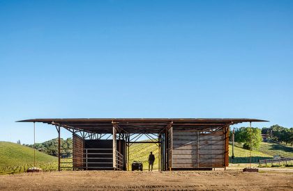 Saxum Vineyard Equipment Barn | Clayton Korte