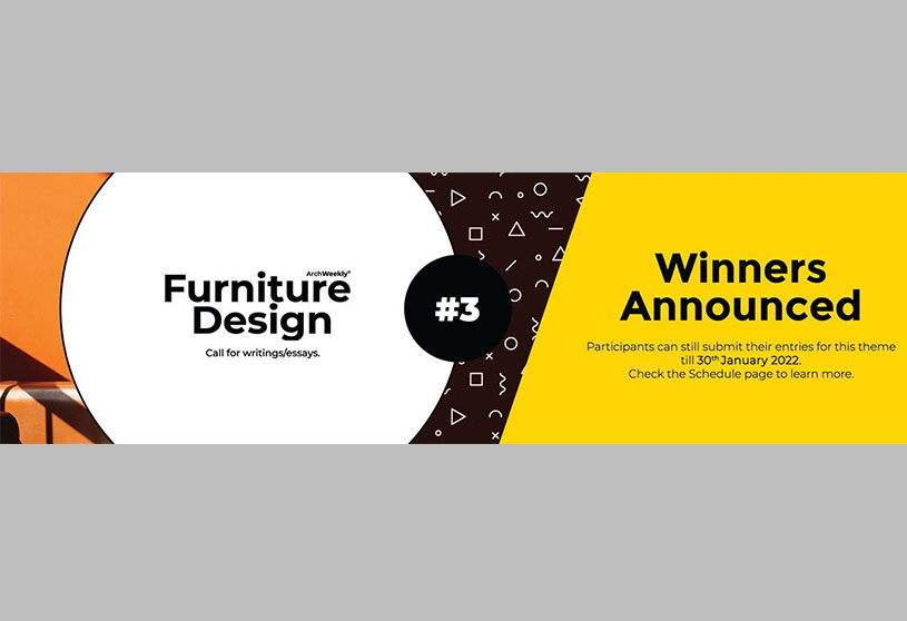 Furniture Design | Winners Announced