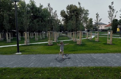 Revitalisation of Husův park - SUPERPOWER WALL | SKULL Studio