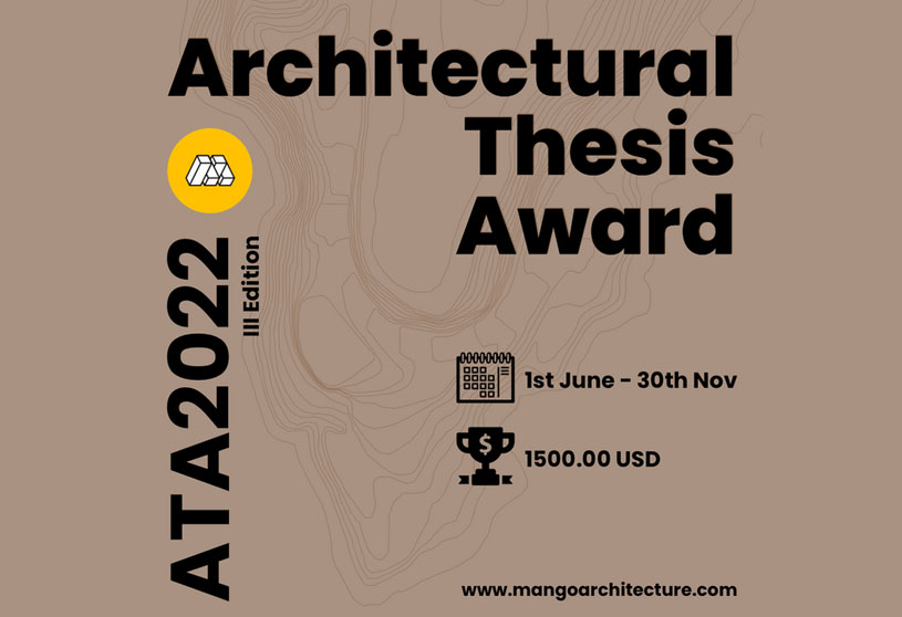 architecture thesis award 2022