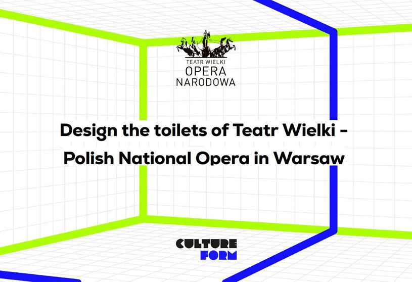 Design toilets of Teatr Wielki – Polish National Opera in Warsaw