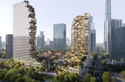 A green haven among skyscrapers: MVRDV wins competition to design nature-inspired Oasis Towers in Nanjing