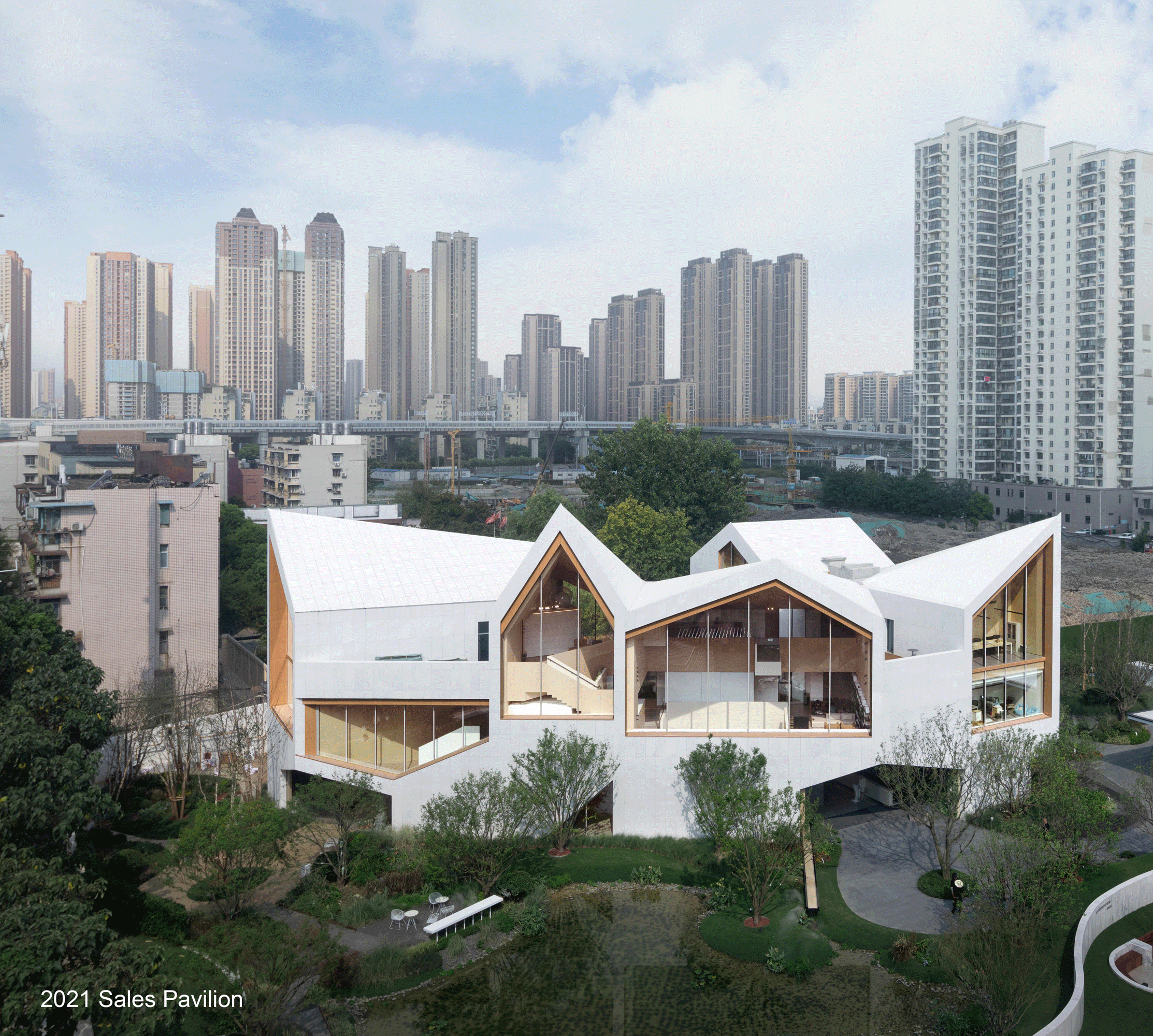 Folded Fairylands – Wuhan City Pavilion & Kindergarten | ATELIER XI