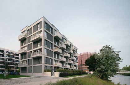 New construction of a residential and commercial building Europacity Riverside | Zanderroth GmbH