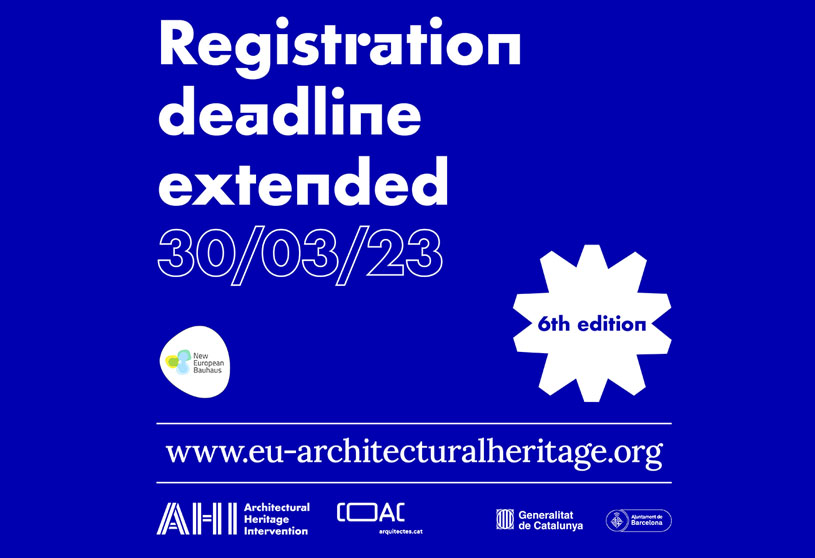 European Award AHI –Architectural Heritage Intervention– – 2023 | Awards