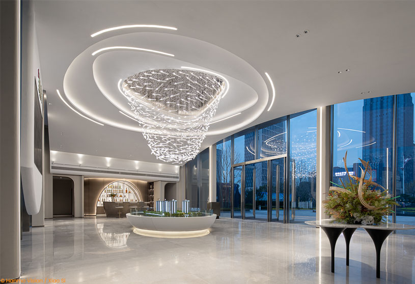 Glory Mansion Hotel-style Entrance Lobby & Show Flat | Qiran Design Group