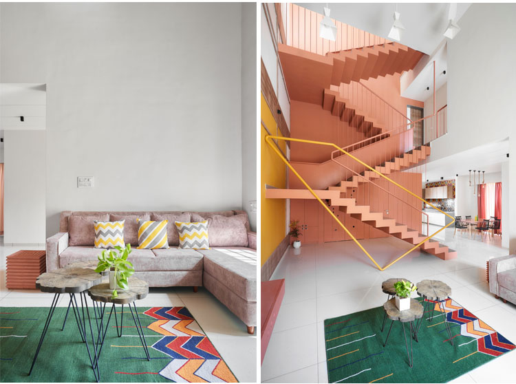 Colorful Mosaics House | Manoj Patel Design Studio