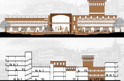 Reknitting the Ripped Urban Realm by Virtue of Ontology in Architecture | Bachelors Design Thesis
