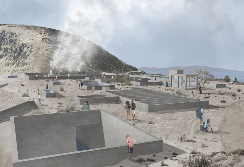Re-Mining Giali: A new scenario for the manufactured landscape_Baths and a Power Production Facility | Architecture Thesis