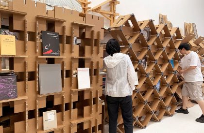 Cardboard-formed Exhibition Space 2.0 | LUO studio