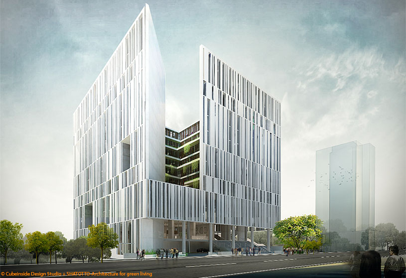 DESCO Head Office | Cubeinside Design Ltd + SHATOTTO-Architecture for green living