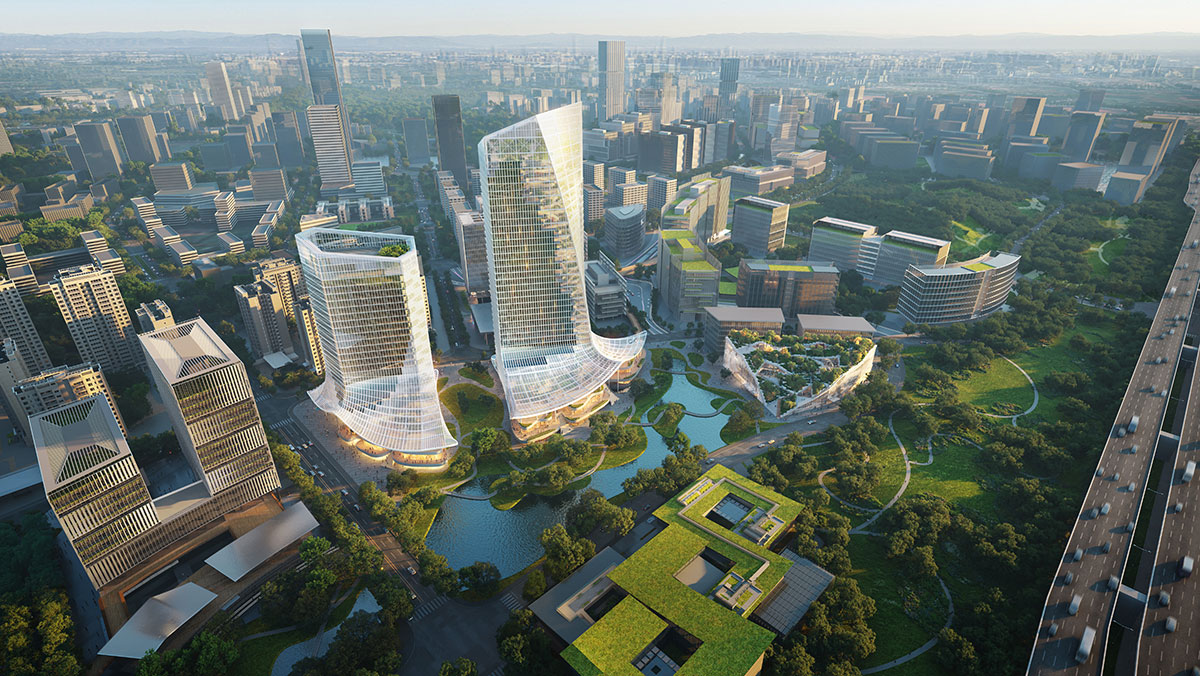 Chengdu Tianfu Software Park High Rise and Cultural Building | MVRDV