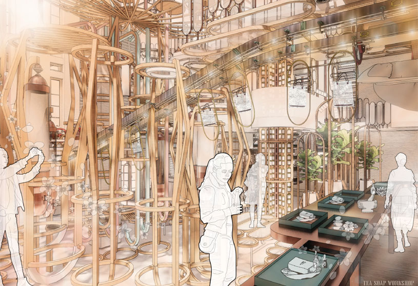 The Tea Factory: Into The Spout | Interior Design Thesis