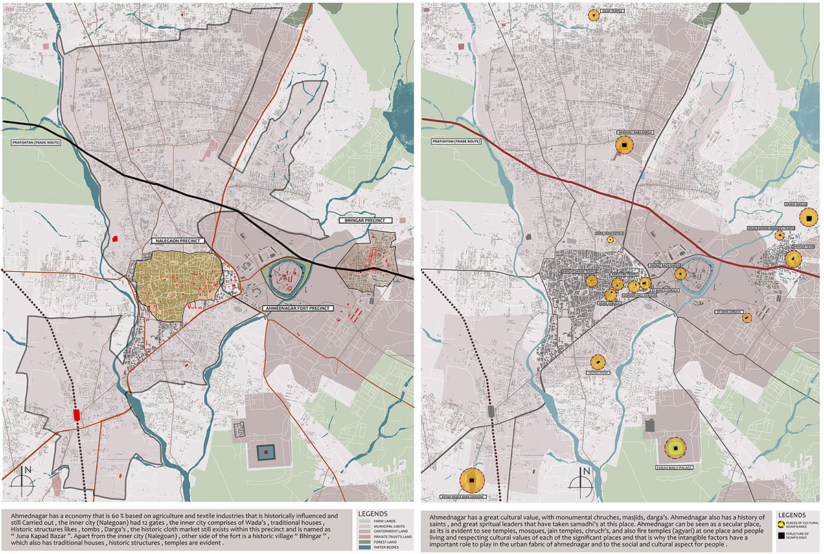 Historic Cities: Imagining The Past As The Future, A Case of Ahmednagar | Masters Design Thesis on Architectural And Urban Conservation