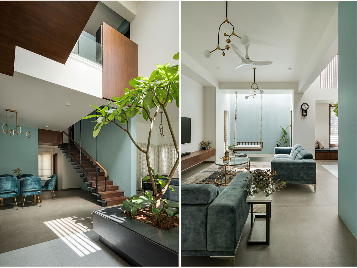 House With Two Courts | Shuonya Nava Designs