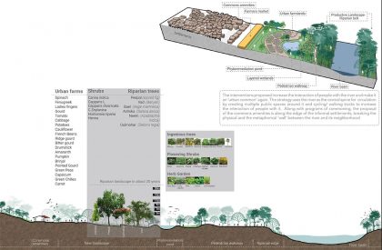 River in the City - Reviving the Urban River’s Edge and Making it an Urban Common | Architecture Thesis on Urban Landscape Design