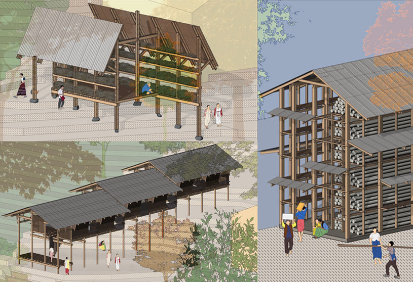 Architectural Design for Temporary Refugee Camps at Tak, Thailand | Architecture Thesis on Temporary Housing
