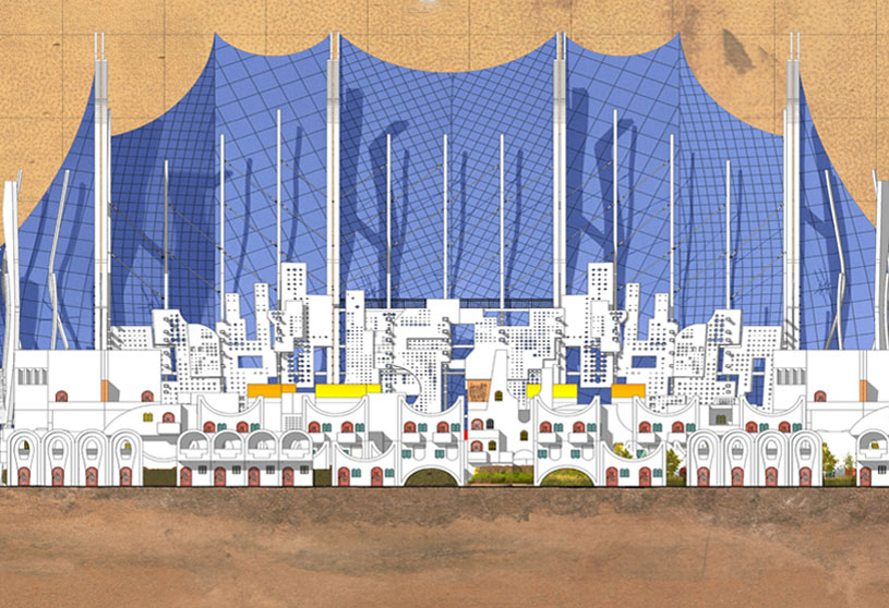 Tuareg Trails of Tomorrow: Re-imagining Arlit’s Future Along Ancient Trade Routes | Masters Design Thesis on Regenerative Architecture